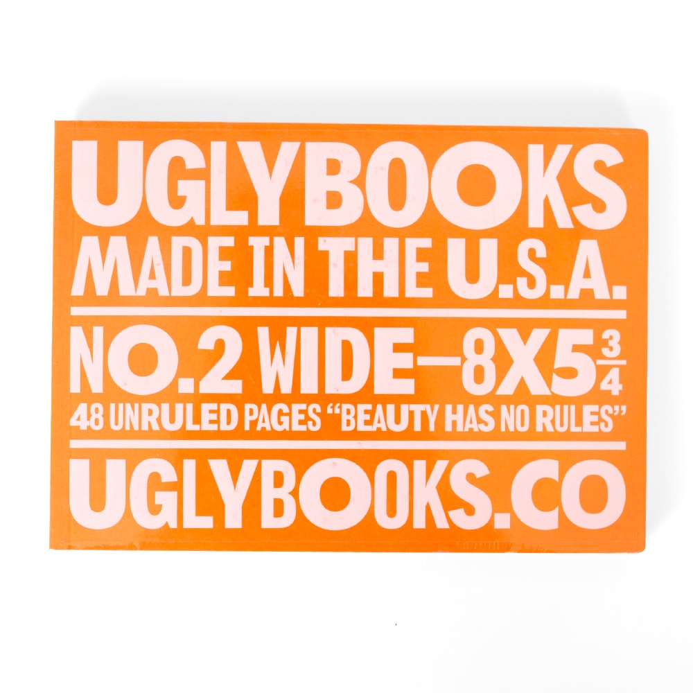 Memo & Notebooks, Art & School, 8"x5.75", Uglybooks, #2, Perfect Bound, Book, 3 Pack, Honey Bell, 963748